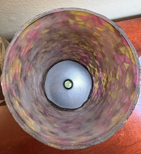 Retired Scentsy "Entice" Diffuser Shade Cover-Mosaic Glass - Shade Only - NEW gallery