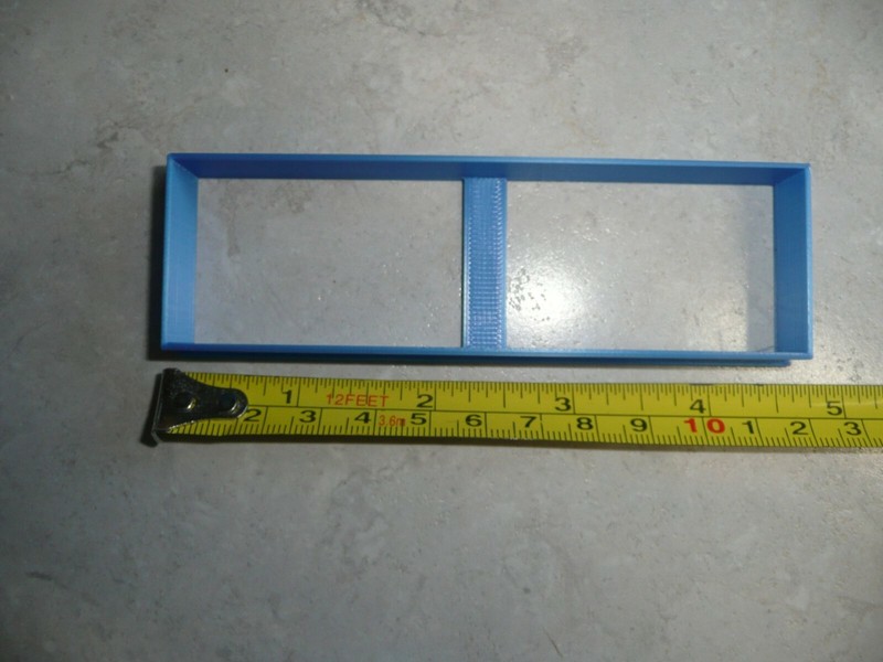 RECTANGLE OUTLINE LONG SHAPE QUADRILATERAL SPECIAL COOKIE CUTTER USA PR3374 gallery