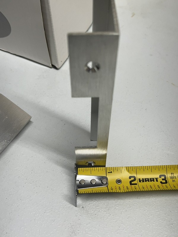 Brushed Satin Nickel Finger Edge Pulls Aluminum Cabinet Door Handle Modern 6” gallery