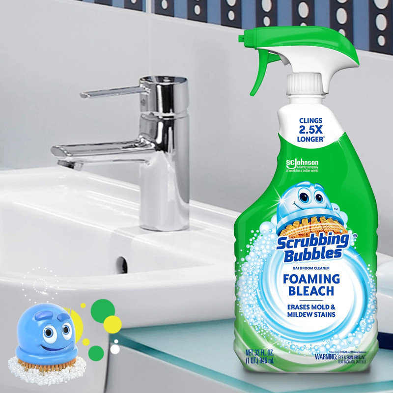 8pk Scrubbing Bubbles 32 Fluid ounce(s) Fresh Foam Multipurpose Bathroom Cleaner gallery