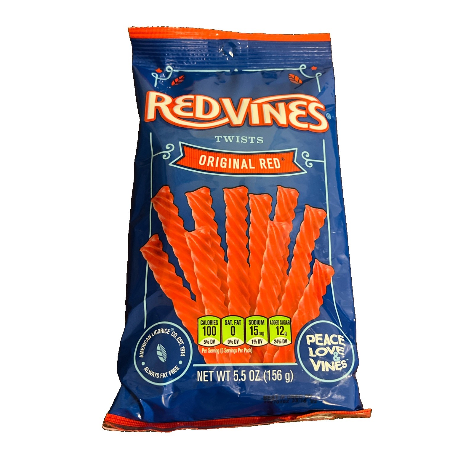 Red Vines Twists, Original Red Licorice Candy, Halal, Kosher LARGE BAGS- 6 COUNT gallery