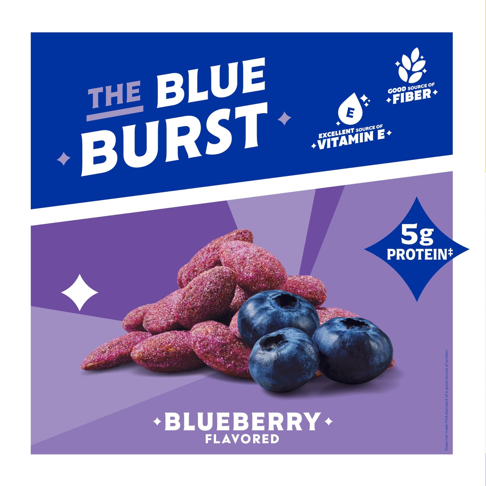 Blue Diamond Almonds, Classic Blueberry Flavored Sweet Snack Nuts, 6 oz gallery
