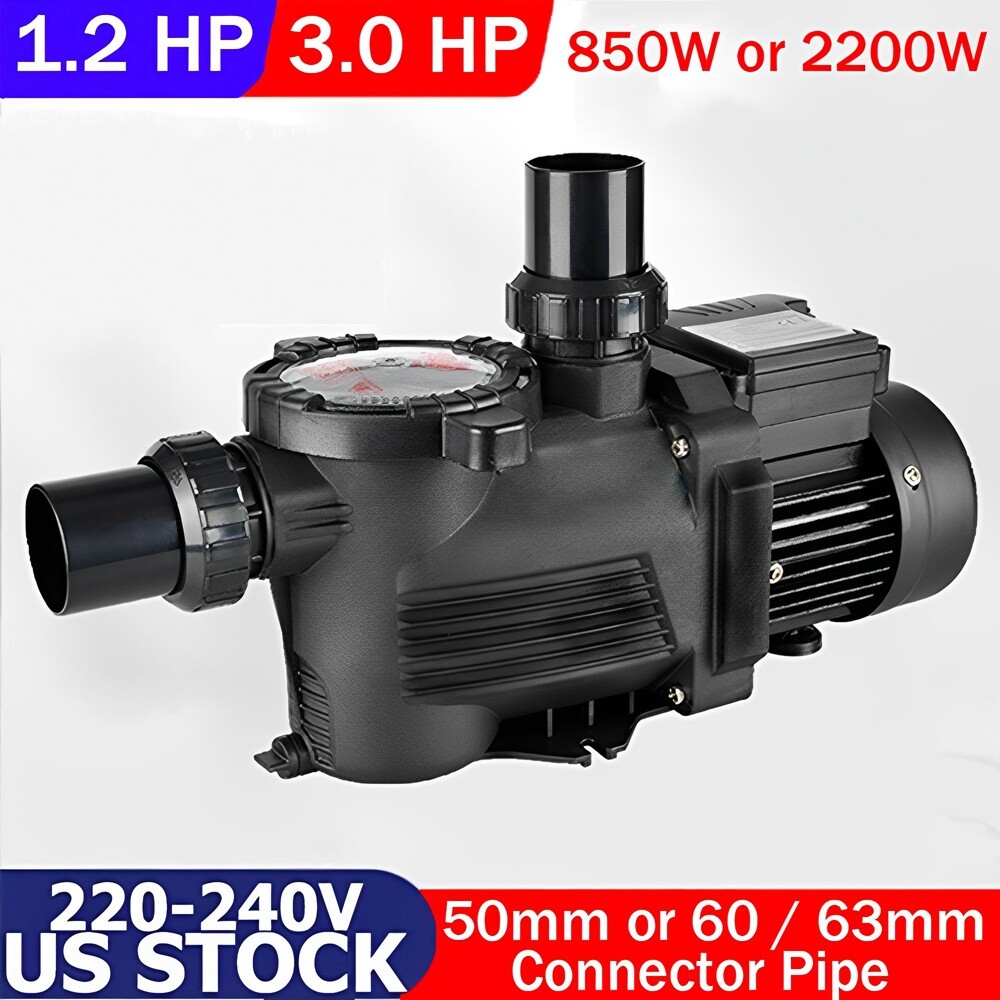 3 HP High Speed Pool Pump for up to 50000 Gallon Inground Swimming Pool US STOCK gallery