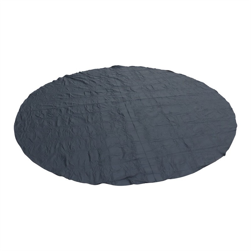 Round Black Thicker Pool Liner Pad For Ground Swimming Pools Extends Liner Life gallery