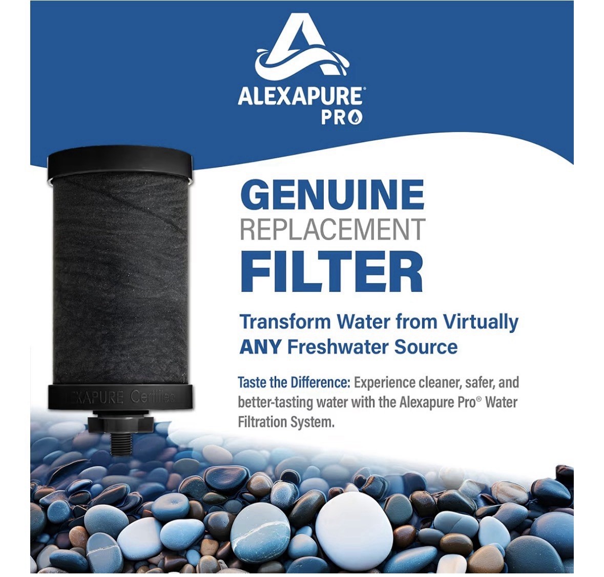 Genuine ALEXAPURE PRO Replacement Water Filter New gallery