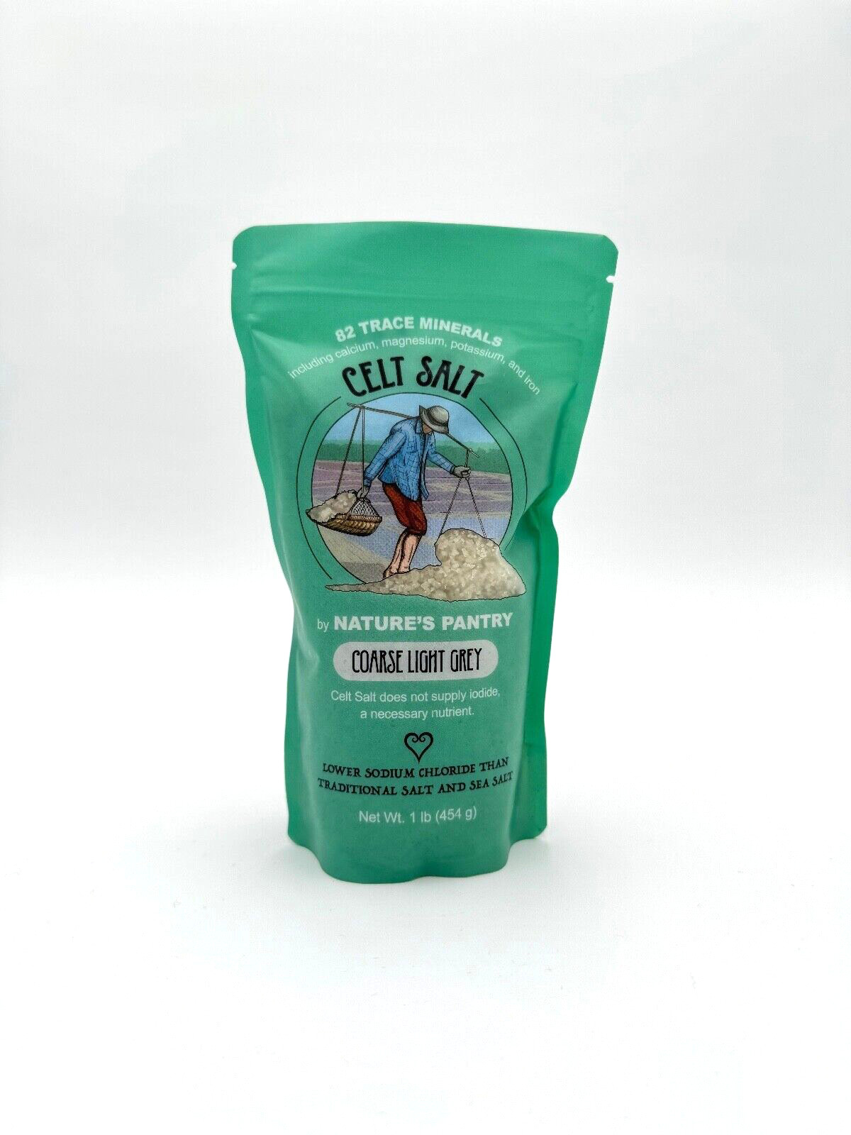Celtic Sea Salt- Coarse Light Grey 1/2 lb Resealable Bag Celt Salt FREE SHIPPING gallery