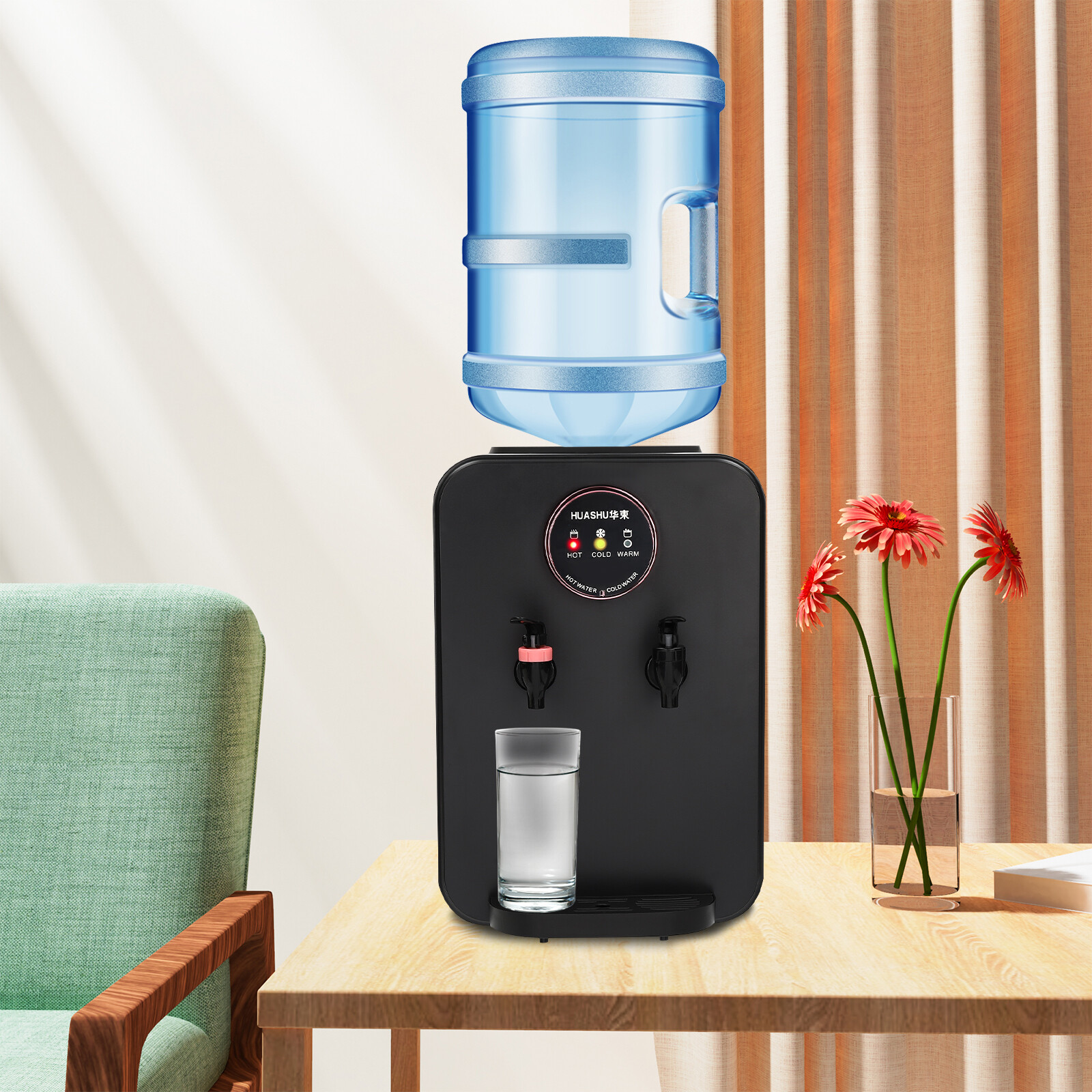 Hot/Cold Water Dispenser Top Loading Water Premium Countertop Water Dispenser gallery