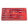 9 Pc Set Wobble Socket Extension 1/4" 3/8" 1/2" Drive Ratchet Socket Wrenches gallery