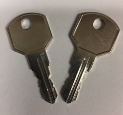 2 Leer Truck Cap Keys Code Cut J201-J350 Cover Topper Key BB01-BB10 H700D-H710D
