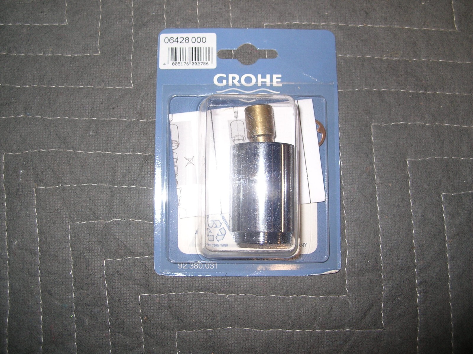Grohe #06428-000 Extension Kit 1-9/16" x 3/4"/Starlight Chrome *NEW* gallery