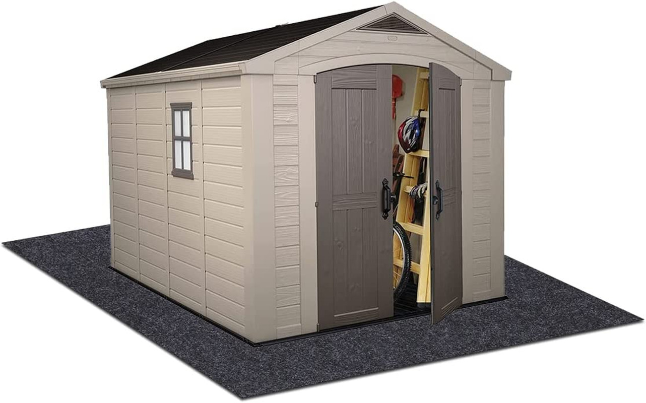 8 x 6 Outdoor Waterproof Dustproof Storage Shed Non-Slip Patio Furniture Mat gallery