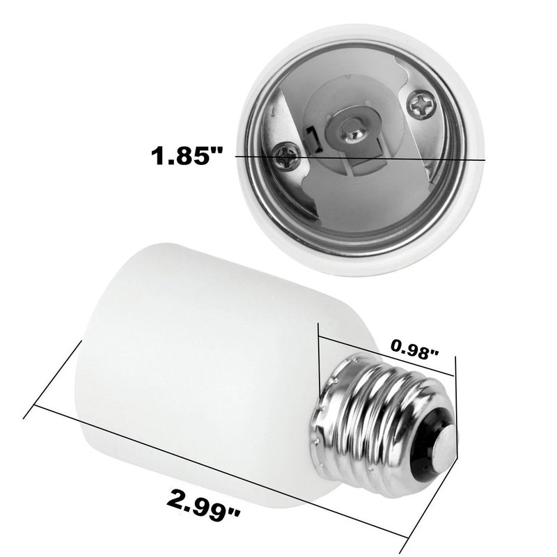 E26/E27 to E39/E40 Light Bulb Socket Adapter – Lamp Base Converter (1PC) gallery