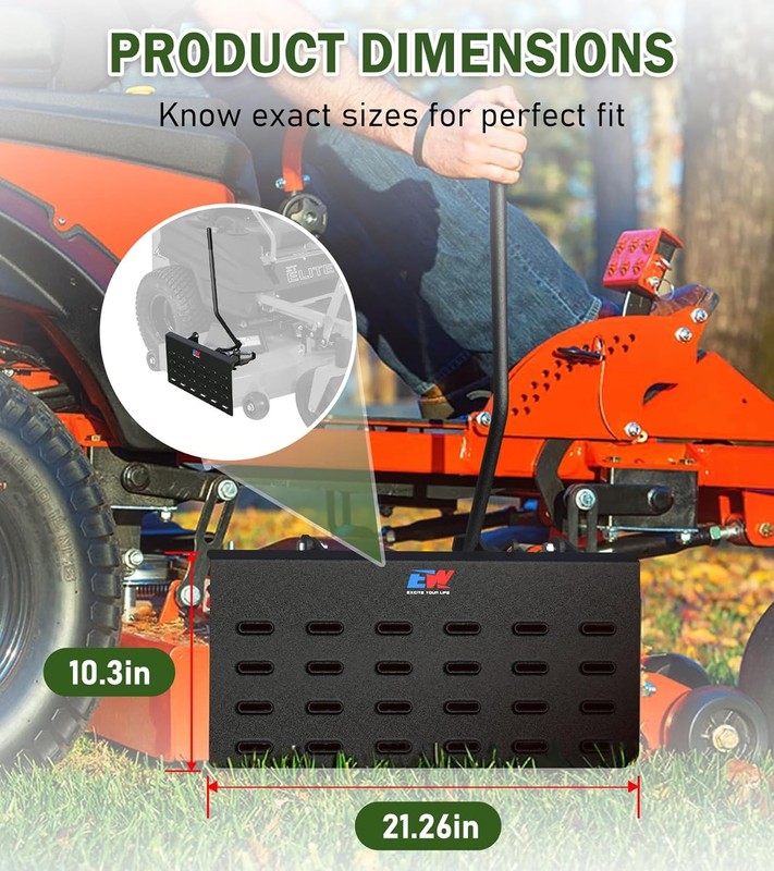 ELITEWILL Chute System Chute Blocker For Most ZT Mower 088-6003-00 OE ACS6000ULS gallery