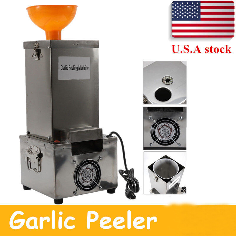 Techtongda Kitchen Electric 110V Garlic Peeler Machine 25-30kg/h 180W New gallery