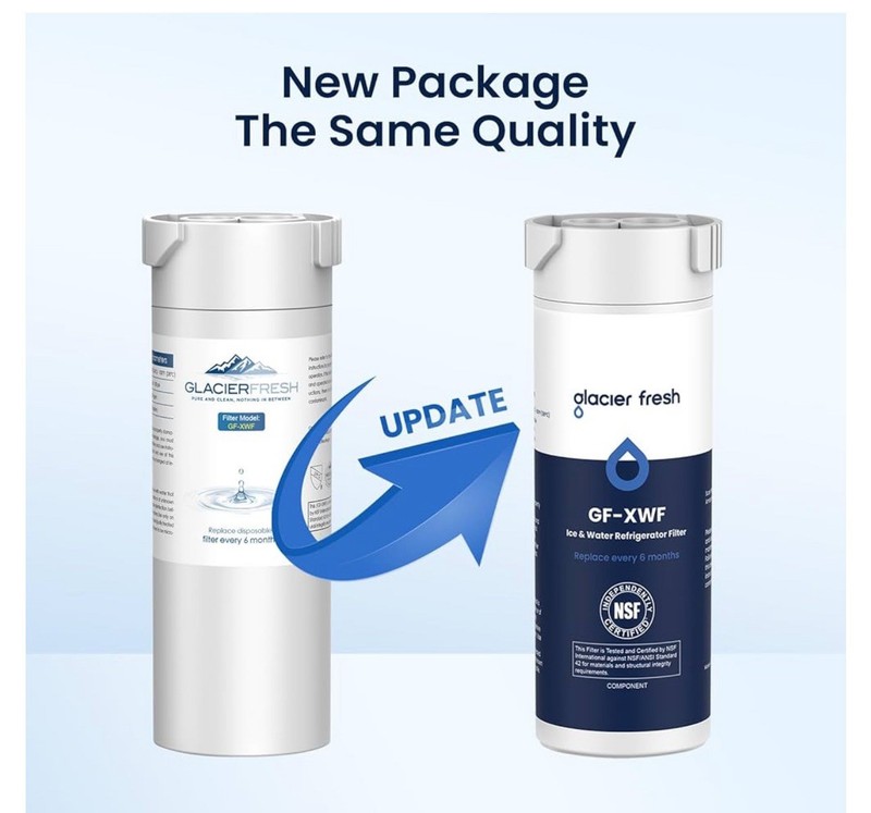 XWF Replacement for GE XWF Refrigerator Water Filter Pack of 3 (Not XWFE) gallery