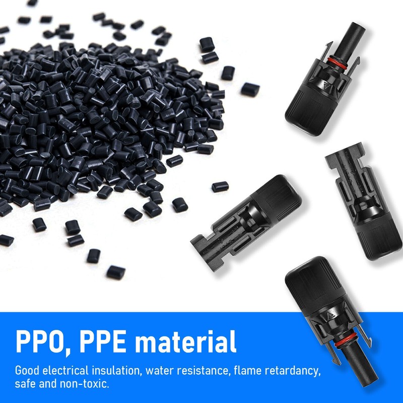 20 Pairs Cable Connectors Solar Panel 30A Line Plug Socket Male Female IP65 gallery