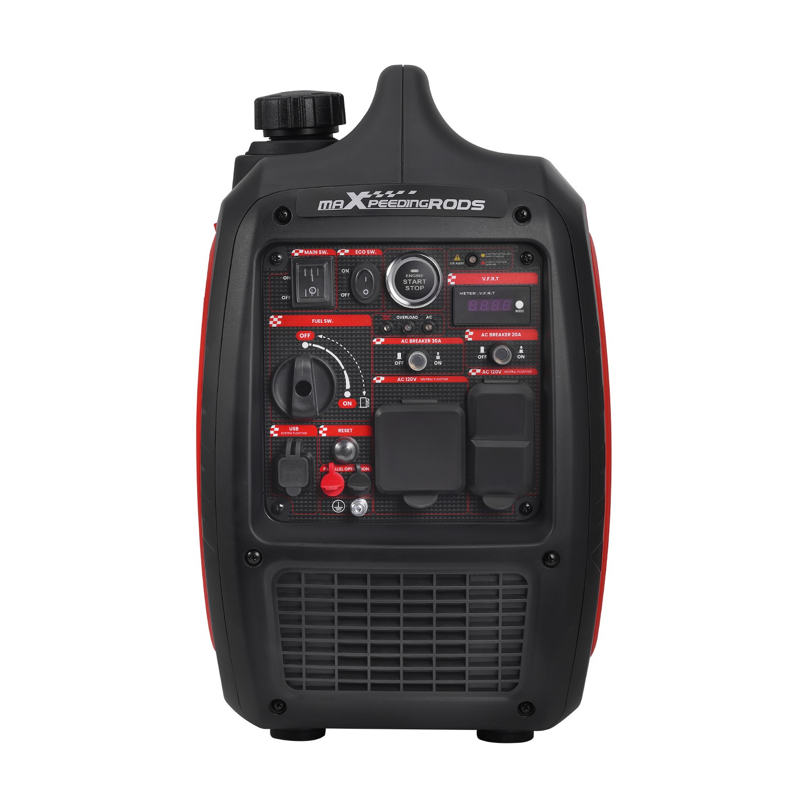 Gasoline Generator 3800W Power Digital Display CO Alert Electric Remote Start gallery