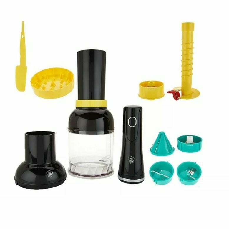 YES CHEF! - Electric Infinity Spiralizer with Corer K45809, Black - New