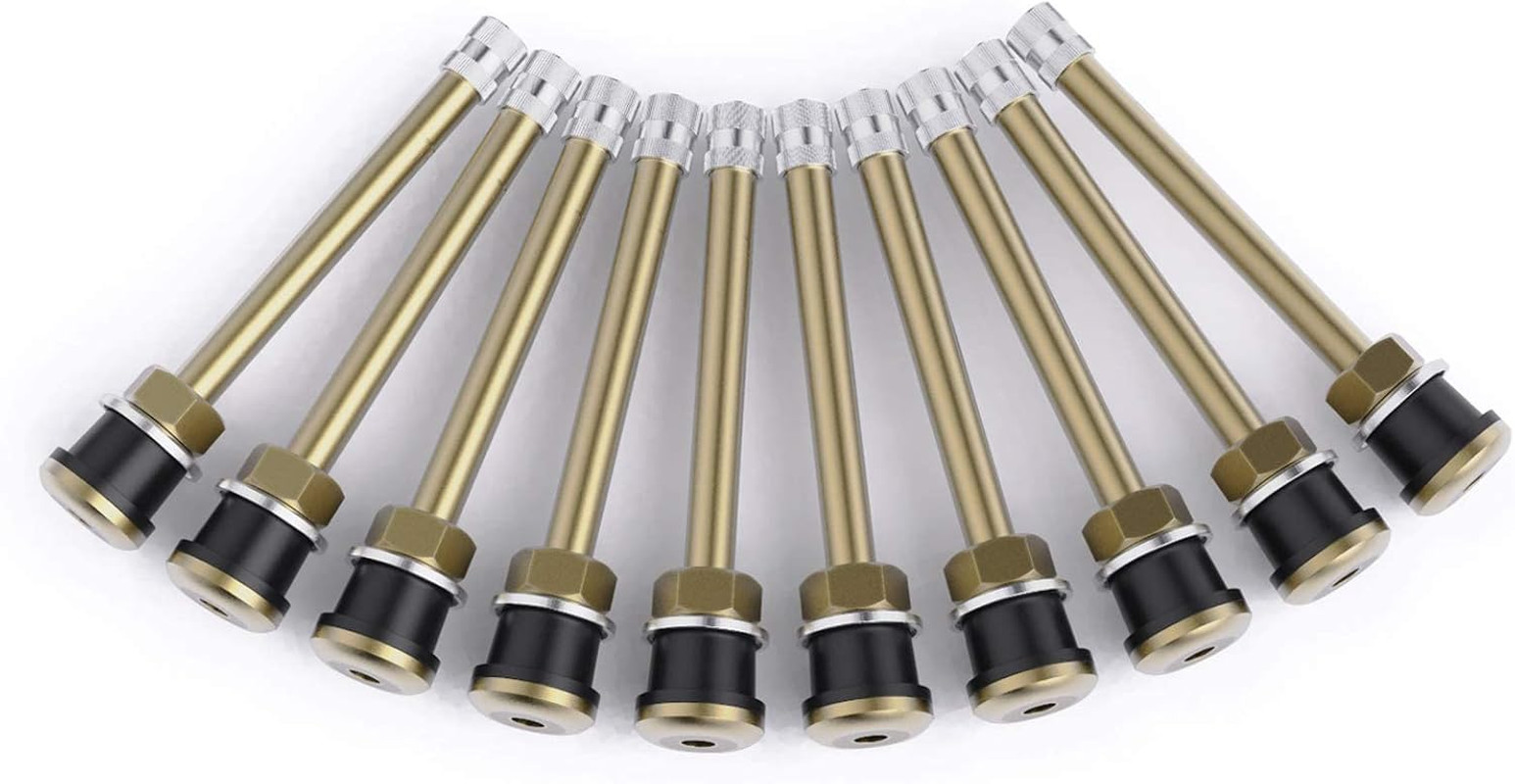 Ckauto TR572 Brass Commercial 3-3/4 Valve Stems for Rim Φ.625" (10 Pack) gallery