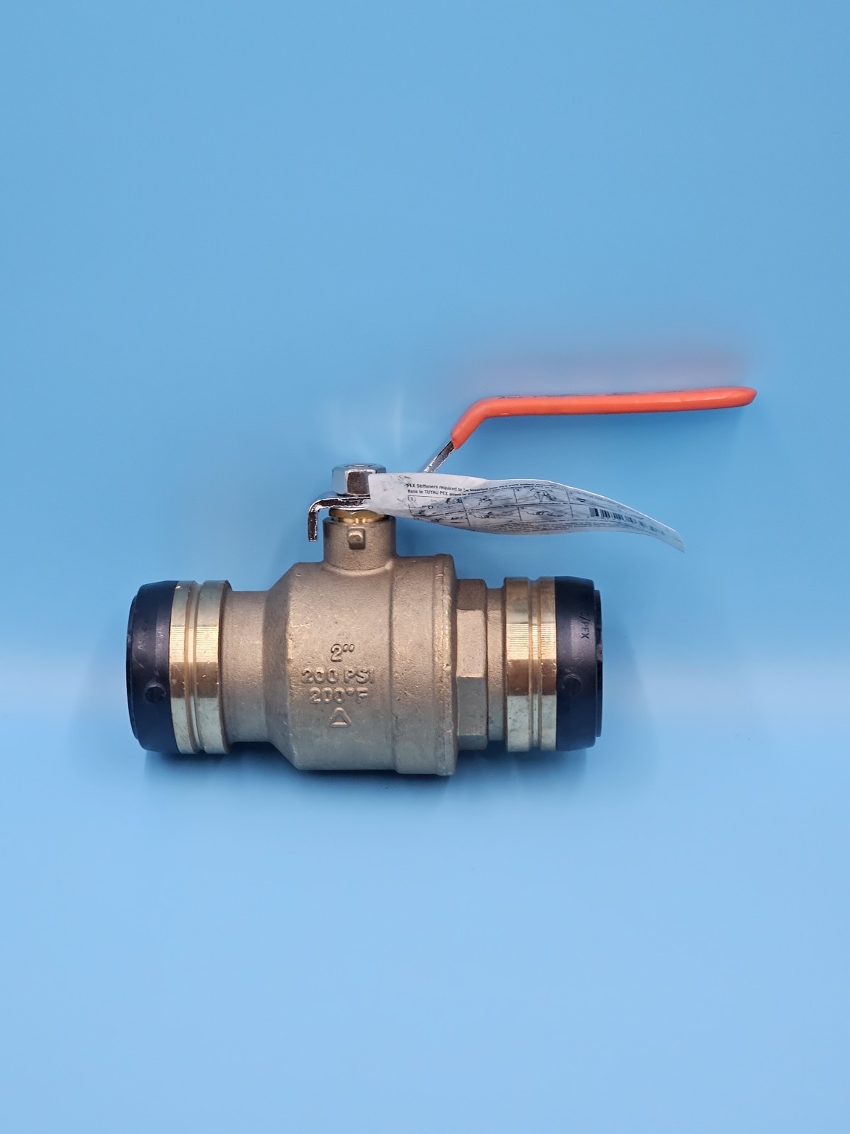 UXLBV54 SharkBite 2" Ball Valve, Push to Connect PEX, CPVC or Copper gallery