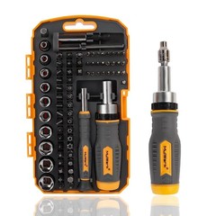 Screwdriver Bit Set & Socket Kit 77-Pieces Ratcheting with Case 77 in 1 Multi