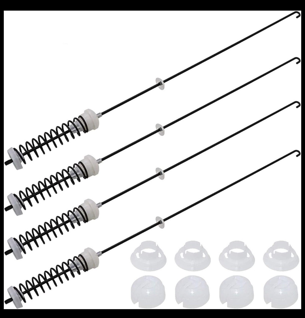 Beaquicy Washer Suspension Rods Kit 4 Pcs for Whirlpool/Kenmore gallery