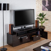 Perkin Modern Cappuccino TV Stand with 2 Drawers - Stylish & Functional gallery