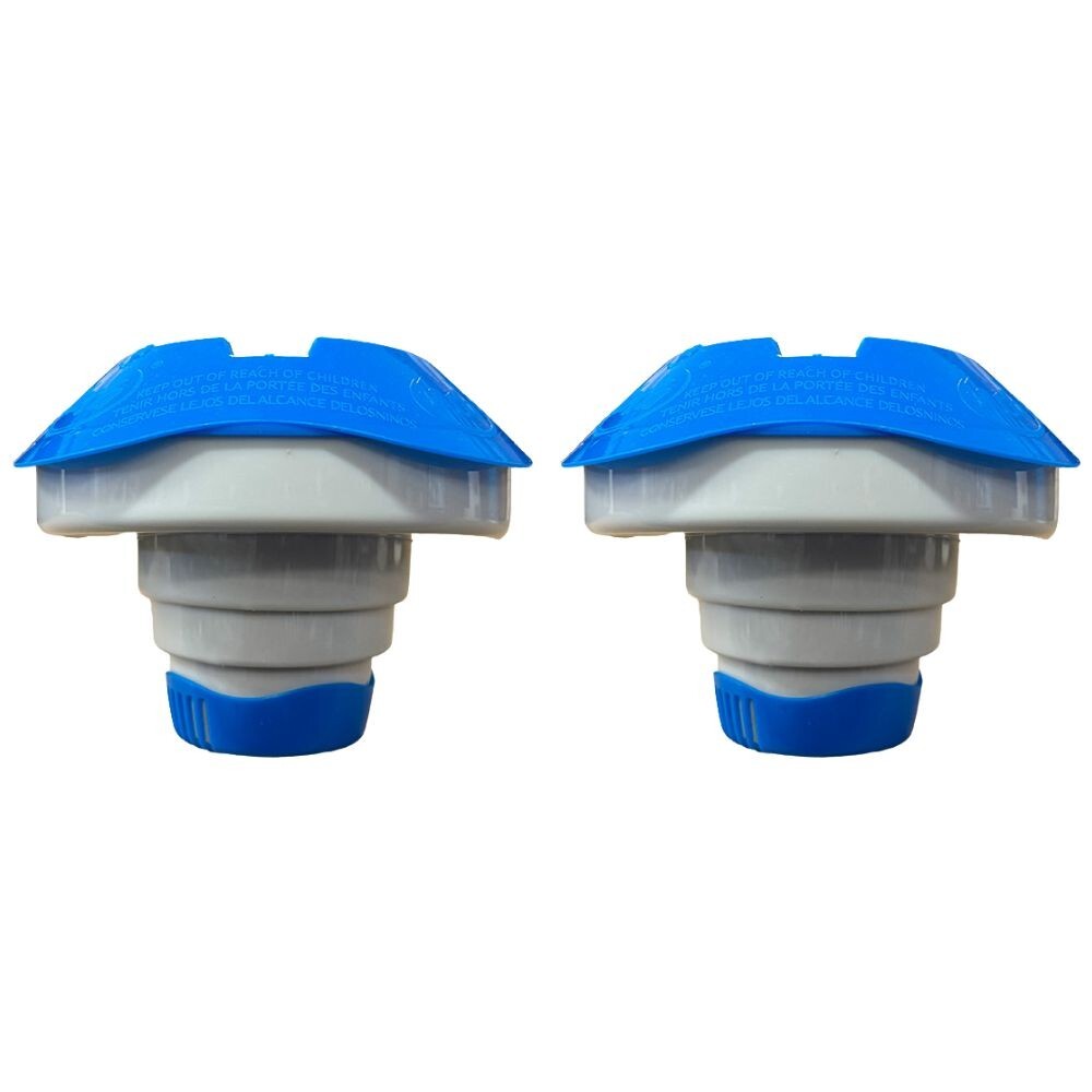 Small Above Ground Spa/Hot Tub Dispenser 1" Chlorine/Bromine Tablet Floater 2 PK gallery