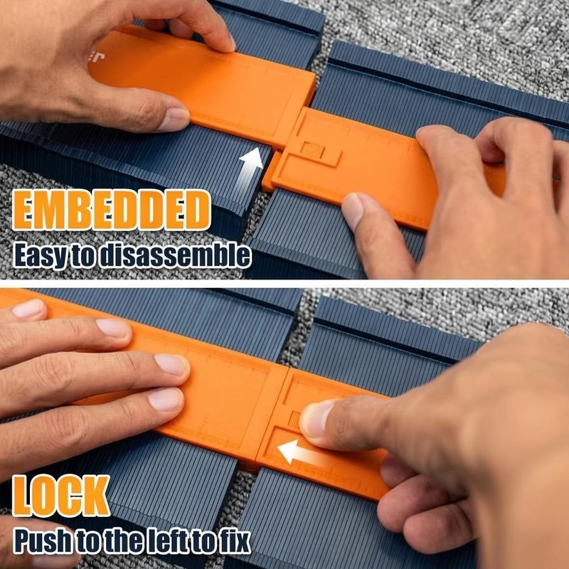 Connection Profile Gauge-Adjustable Lock -Precisely Copy Irregular Shape Dupl... gallery