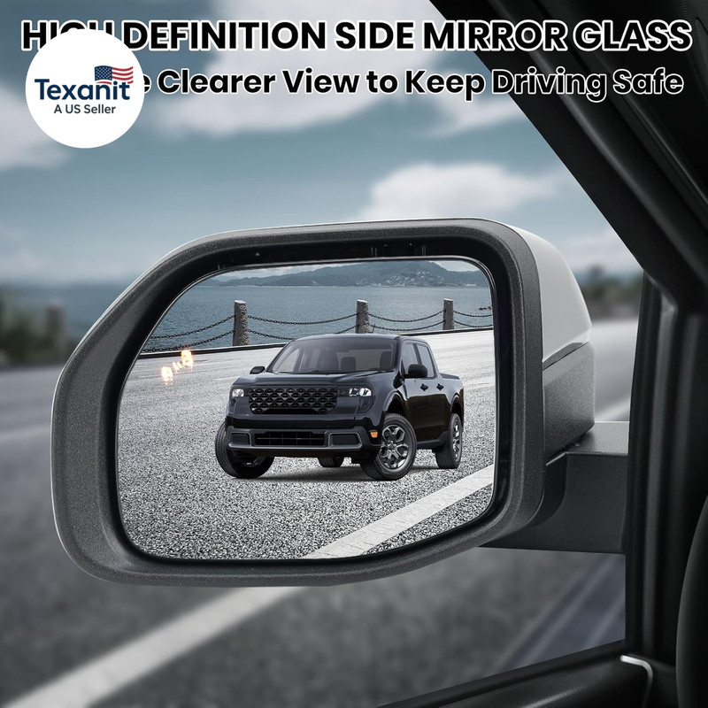 Left Driver Side Mirror for 2022 2023 2024 2025 Ford Maverick Power Heated Side gallery