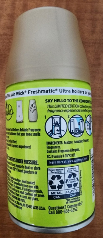 6 Glade Automatic Spray Refill Fresh Confidence Scent Air Freshener Home Limited gallery