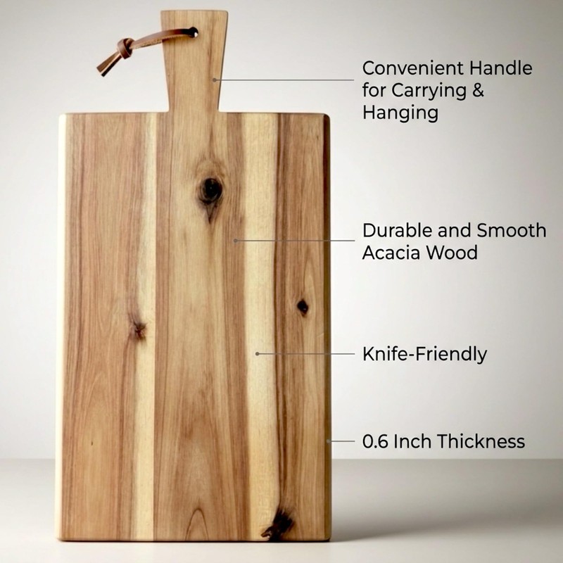 House Warming Gift Box Acacia Cutting Board Bamboo Utensils Kitchen Towel gallery