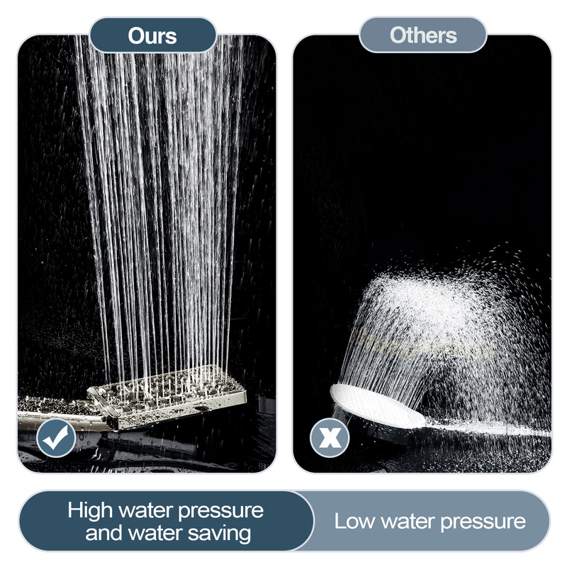 BRIGHT SHOWERS Handheld Shower Head Set with 60'' Shower Hose PSS3490-02 gallery