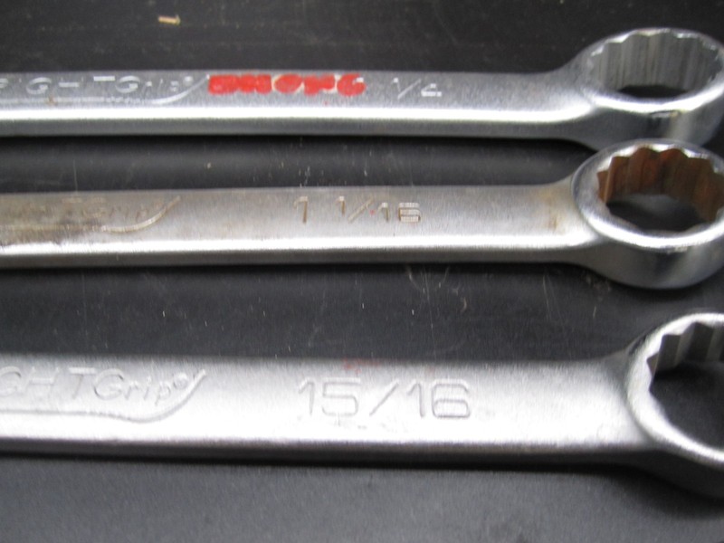 Wright Tool WRIGHTGRIP Combination Wrench Set satin finish gallery