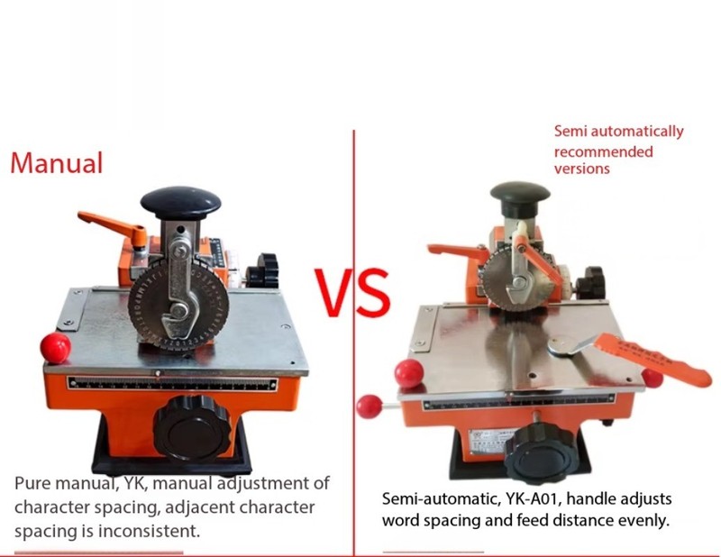 Semi-automatic Metal Nameplate Marking Machine for Engraving and Embossing gallery