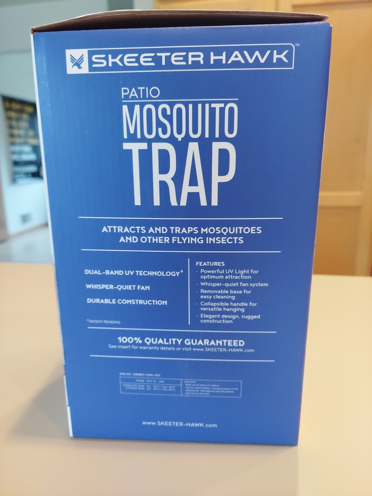 Skeeter Hawk Patio LED UV Mosquito & Flying Insect Trap - Quiet, Easy Clean gallery