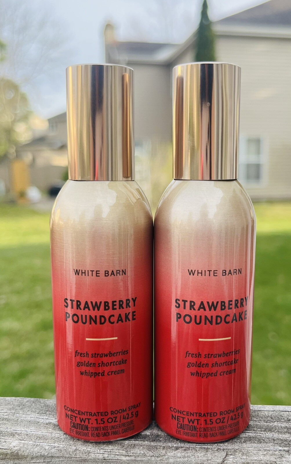 Bath and Body Works Strawberry Pound Cake Concentrated Room Spray Pack Of 2 gallery