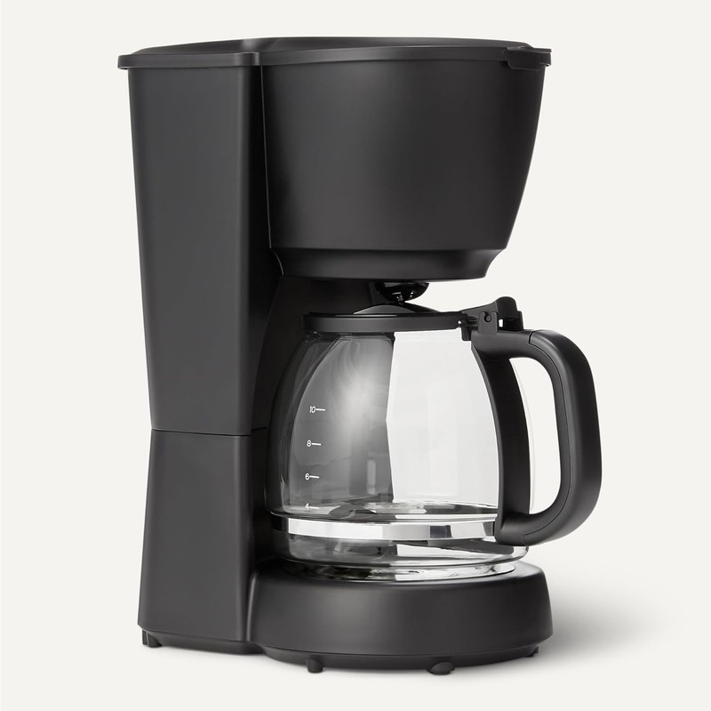 Basics Filter Coffee Machine, 1.25 L Glass Carafe/10 Cups, 40 Minutes Kee gallery