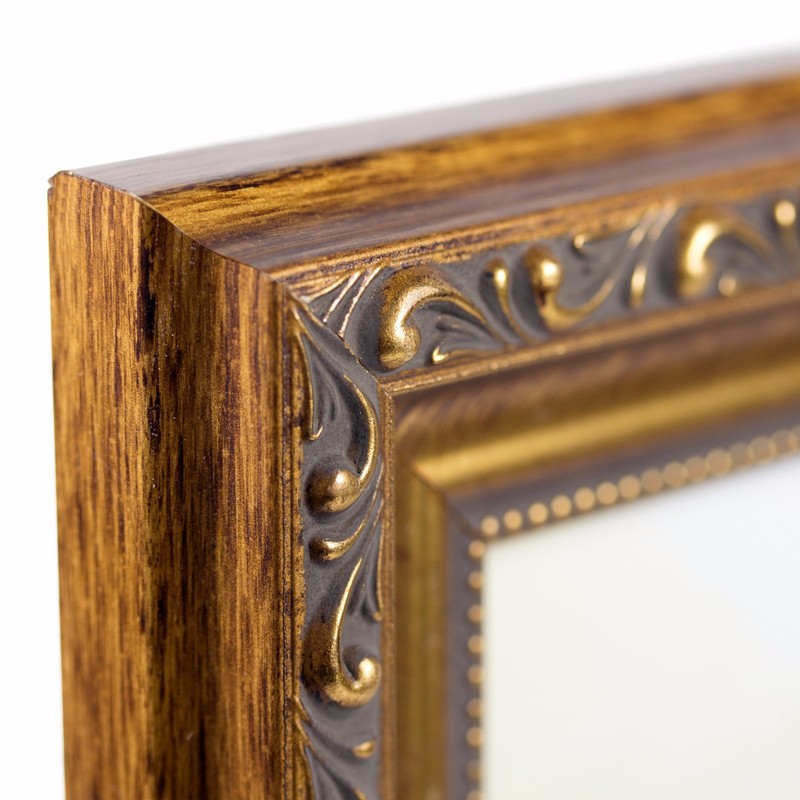 Craig Frames 1.25 Inch Wide Distressed Aged Gold Picture Frames & Poster Frames gallery