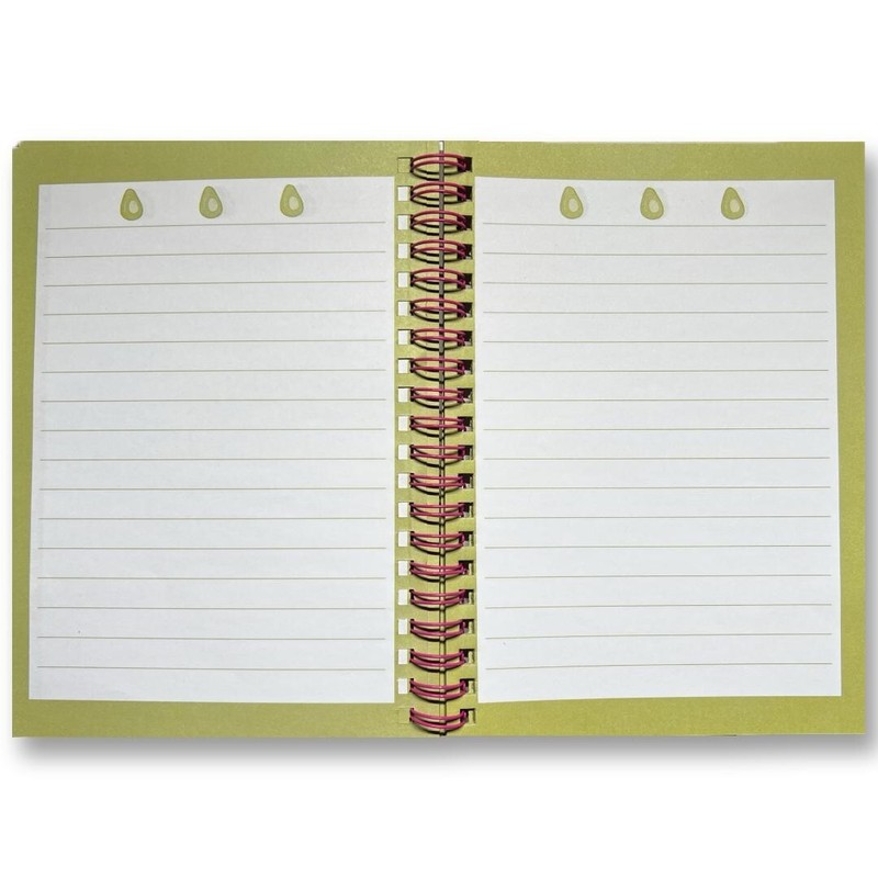 Cute Fruit Spiral Bound Notebook Workbook Lined Page with Flaps B6 Planner Diary gallery