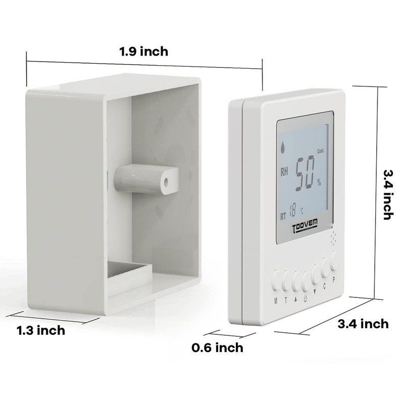 BaseAire Digital Crawlspace Dehumidifier Remote Controller Temperature AirWerx gallery