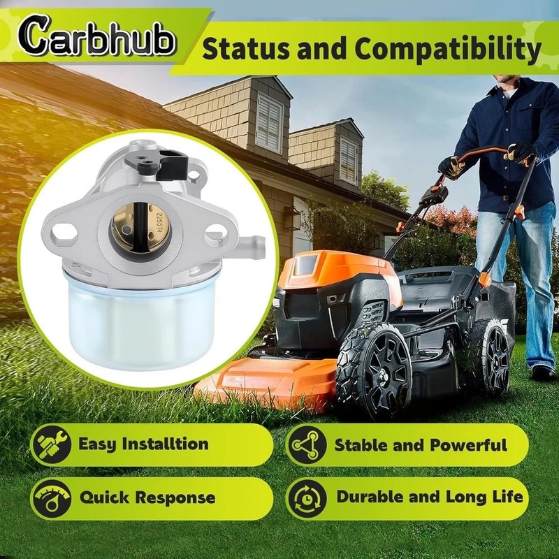 799868 Carburetor Compatible with Briggs & Stratton 498170 799872 694202... gallery