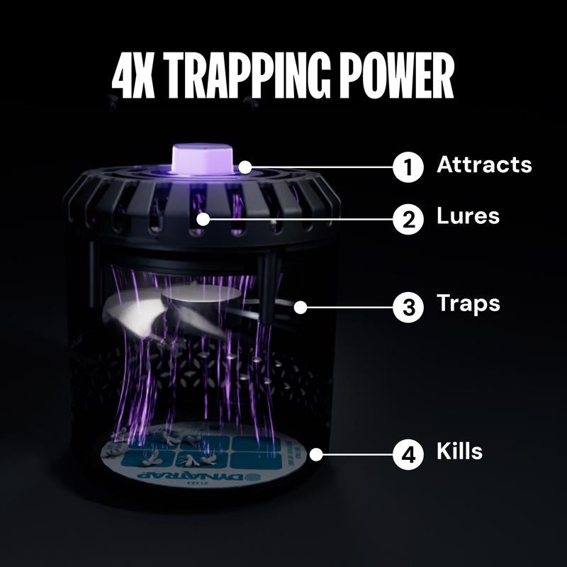 DynaTrap Ultralight Indoor Flying Insect Trap 2420 yd 8 W - Black gallery