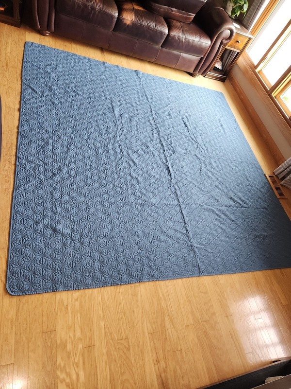 Kasentex Soft Lightweight Bedspread*Full(88x88) w/Two Pillow Shams*Very Gd Cond. gallery