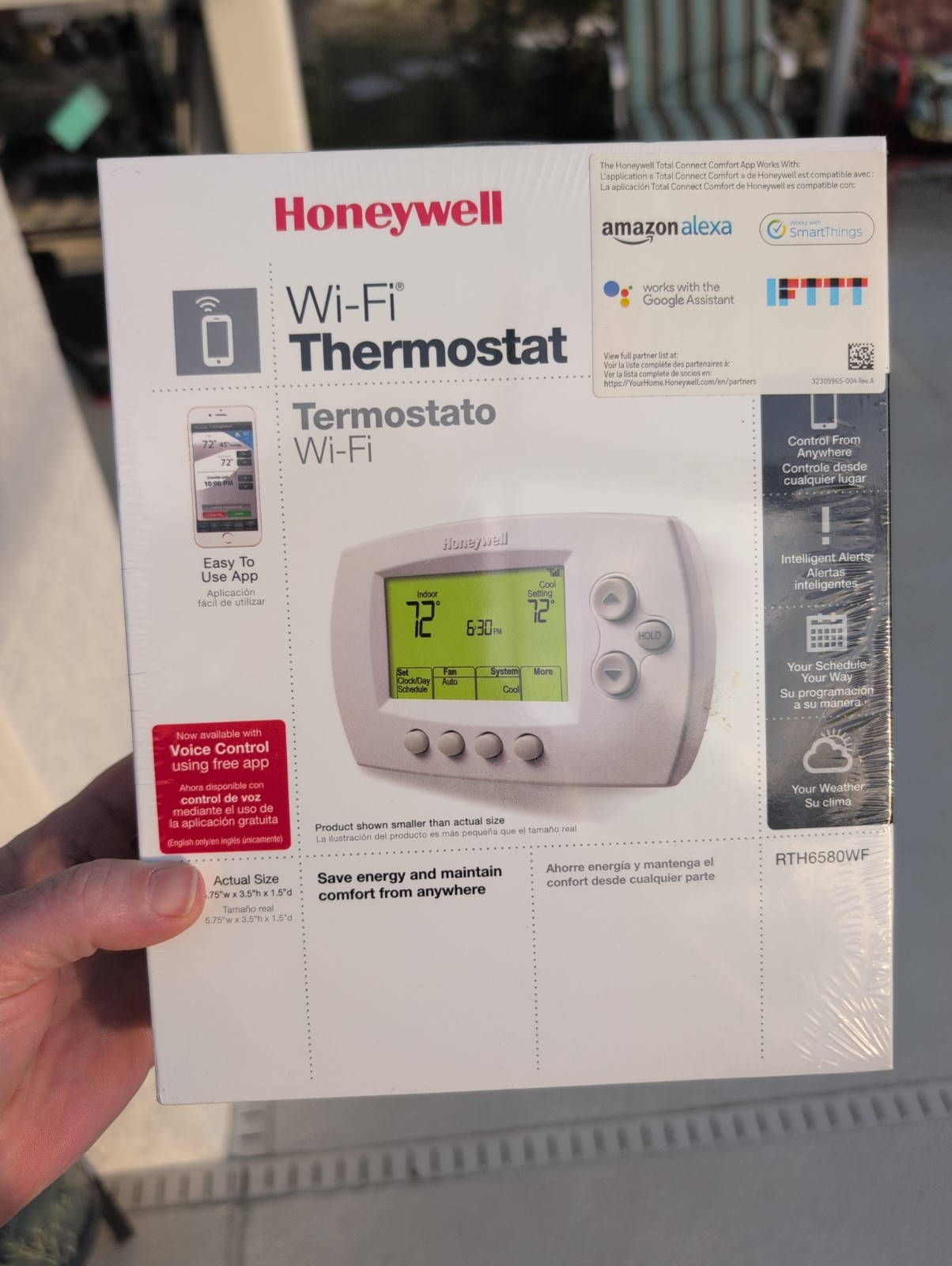 Honeywell RTH6580WF WiFi Programmable Thermostat 7-Day Smart Home Sealed New gallery