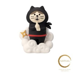 New Decor Corporation concombre Japan Travel Magnet Ninja Cat Size: Approx. W3.6