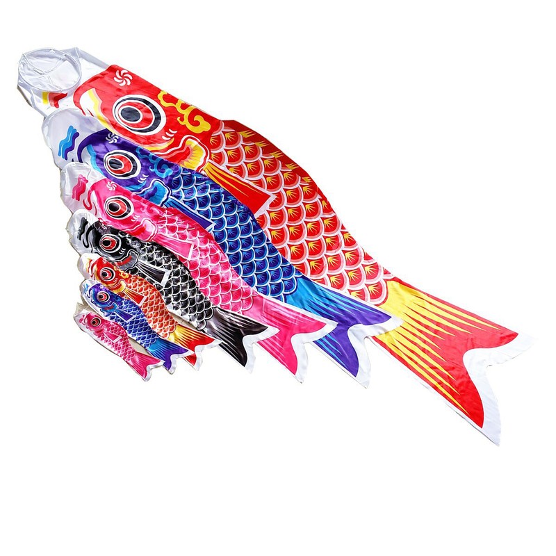 Large Size Windsock for Garden Koinbori Koi Nobori Japanese Carp Fish Flag gallery