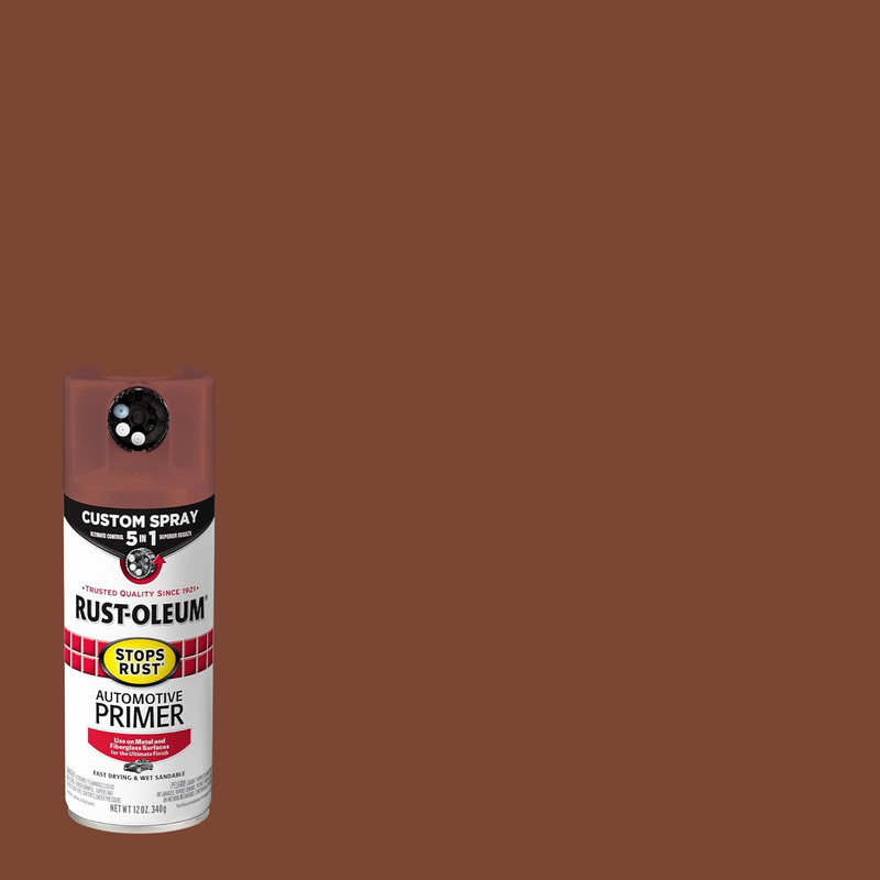 384756 Stops Rust Custom Spray 5-in-1 Automotive Primer Spray, 12 oz, Flat Red gallery