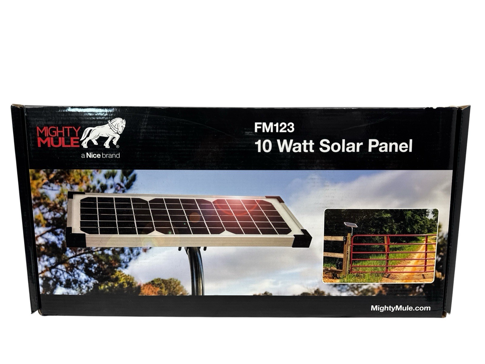 Mighty Mule 10W Solar Panel Kit FM123 (OB) gallery