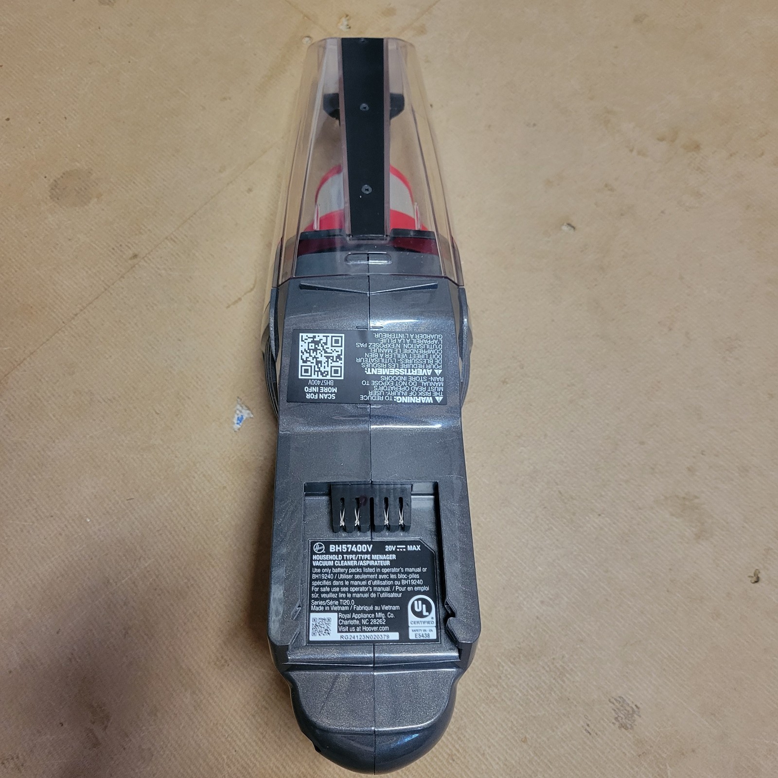Handheld Hoover ONEPWR BH57400V Cordless Hand Vacuum, Tool Only gallery